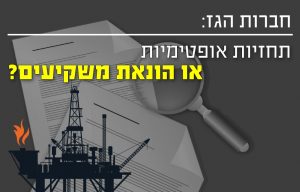 חברות הגז - תחזית אופטימית או הונאת משקיעים