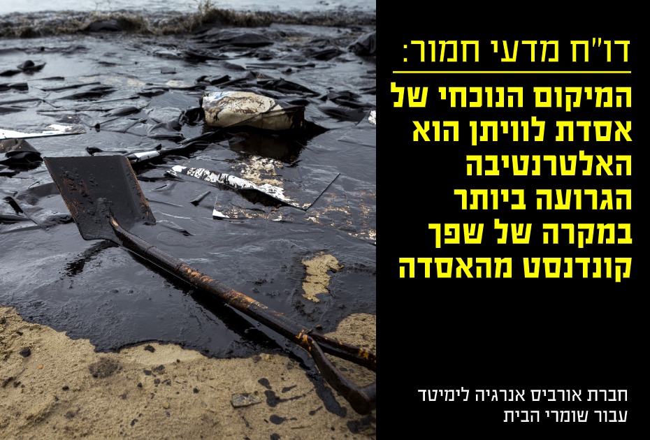 דוח מדעי חמור - תקלת שפך באסדת לוויתן