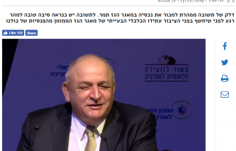 מאגרי הגז תמר ולוויתן: פרויקט לאומי או התספורת הגדולה בישראל?