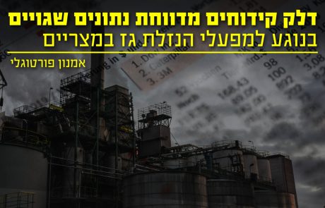 ייצוא הגז למצריים? דלק קידוחים מדווחת נתונים שגויים גם בנוגע למפעלי ההנזלה במצריים