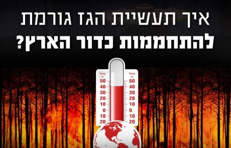 ההתחממות הגלובלית – איך גז "טבעי" תורם להתחממות כדור הארץ?