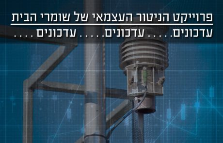 פרויקט הניטור העצמאי של שומרי הבית – עדכון תקופתי